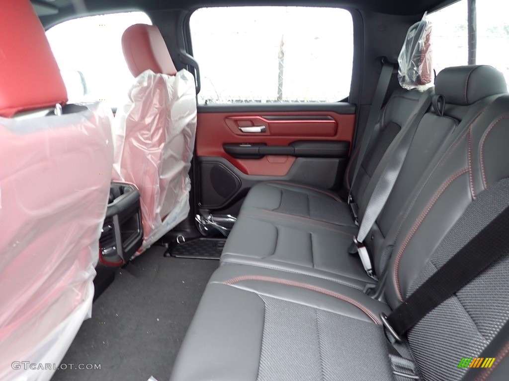 Red/Black Interior 2023 Ram 1500 Rebel Crew Cab 4x4 Photo #145521494