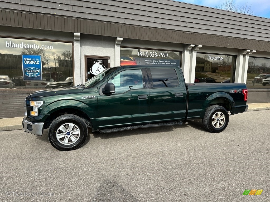 2016 F150 XLT SuperCrew 4x4 - Green Gem / Medium Earth Gray photo #1