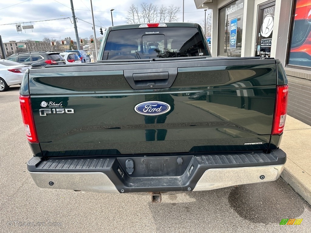 2016 F150 XLT SuperCrew 4x4 - Green Gem / Medium Earth Gray photo #8
