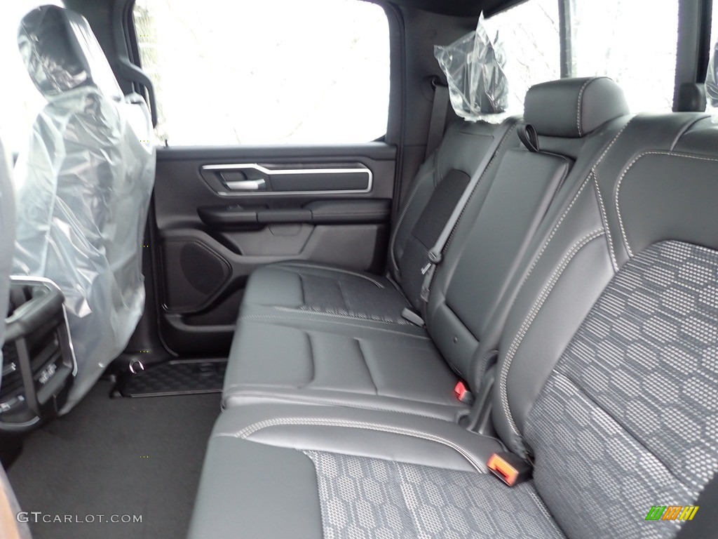 Black Interior 2023 Ram 1500 Big Horn Night Edition Crew Cab 4x4 Photo #145521917