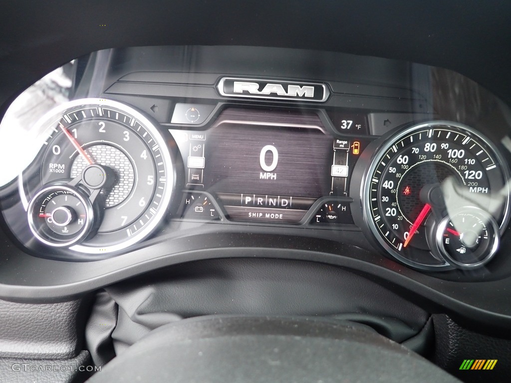 2023 Ram 1500 Big Horn Night Edition Crew Cab 4x4 Gauges Photo #145522103