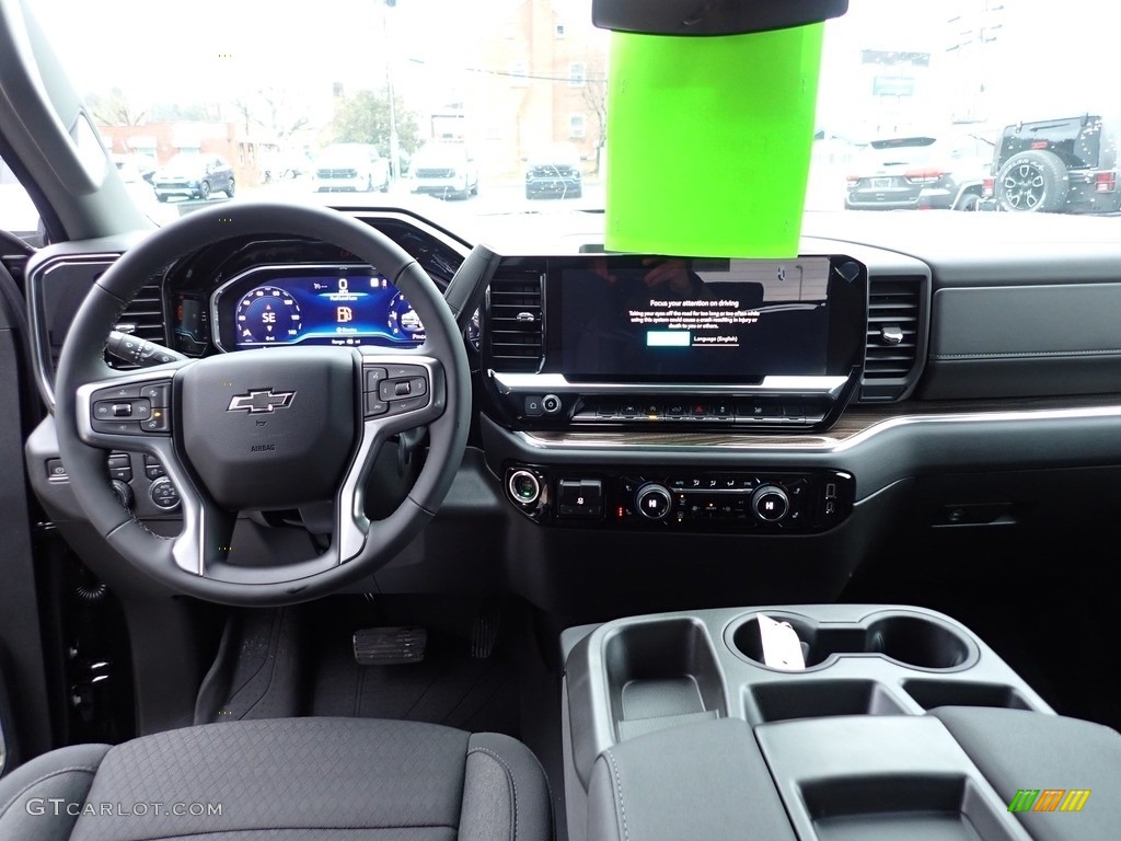 Jet Black Interior 2023 Chevrolet Silverado 1500 RST Crew Cab 4x4 Photo #145522271