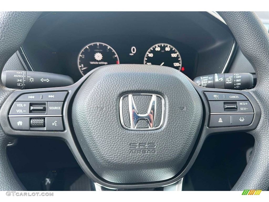 2023 Honda CR-V EX AWD Black Steering Wheel Photo #145522358