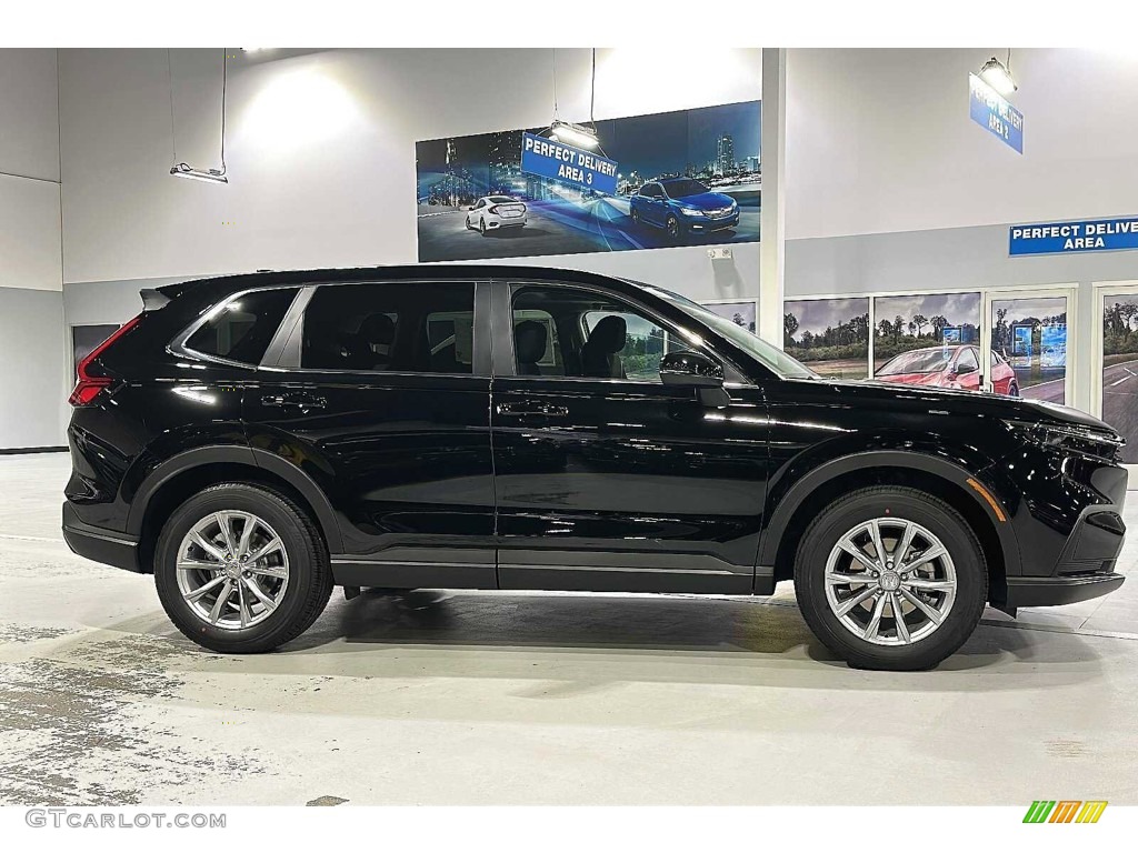 Crystal Black Pearl 2023 Honda CR-V EX AWD Exterior Photo #145522436