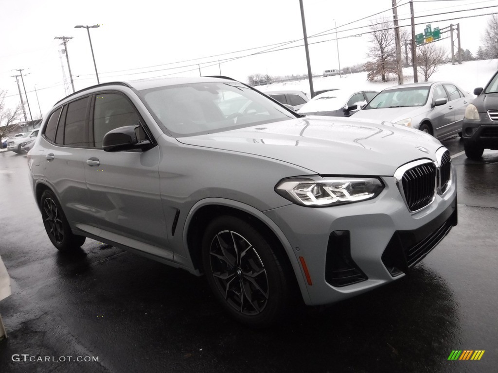 2022 X3 M40i - Brooklyn Grey Metallic / Tacora Red photo #7