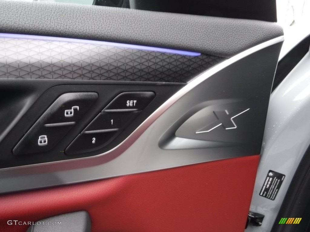 2022 BMW X3 M40i Tacora Red Door Panel Photo #145522916