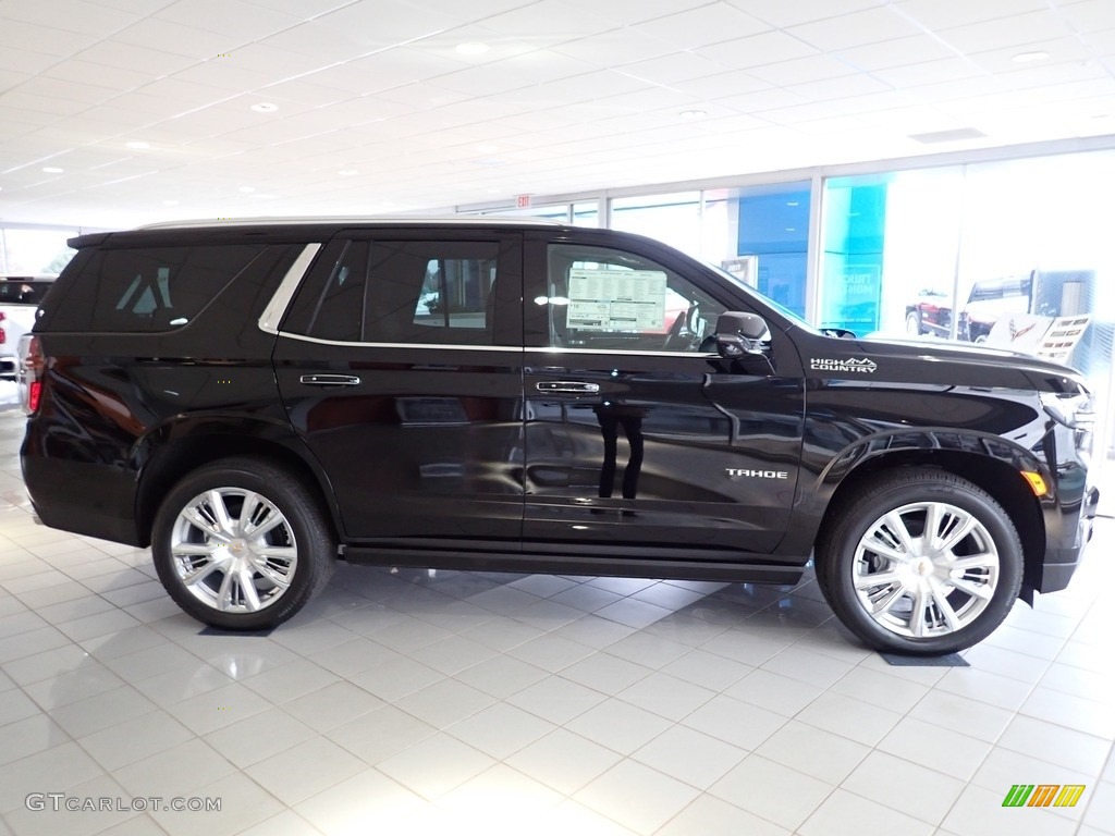 Black 2023 Chevrolet Tahoe High Country 4WD Exterior Photo #145522925