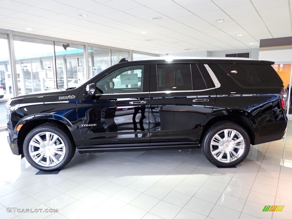 Black 2023 Chevrolet Tahoe High Country 4WD Exterior Photo #145523027