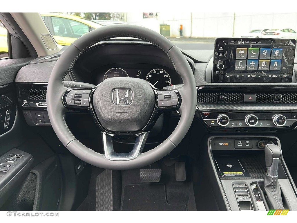 2023 Honda CR-V EX-L Black Steering Wheel Photo #145523705