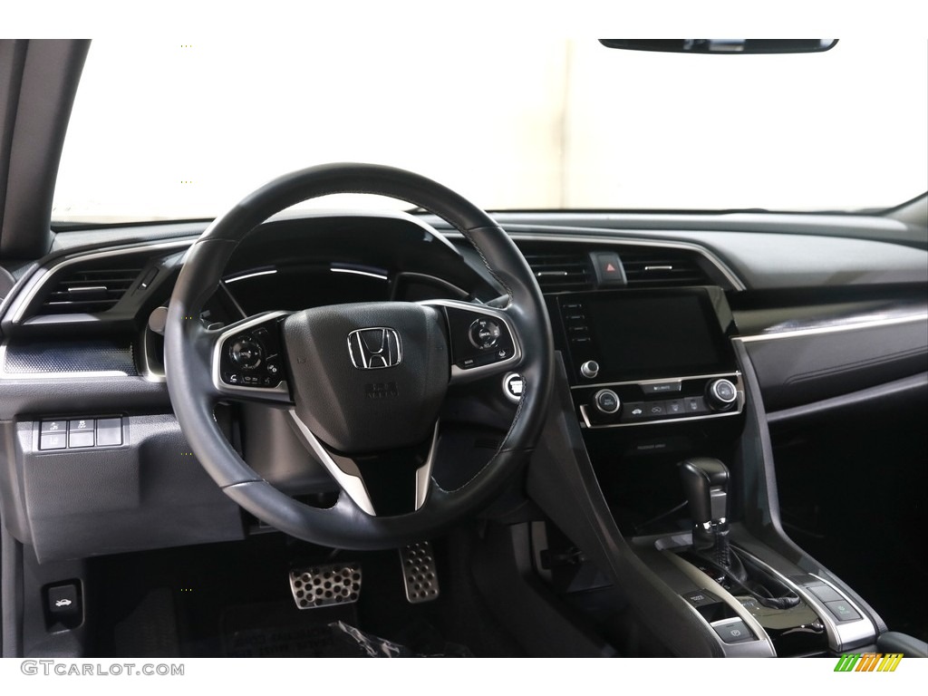 2021 Honda Civic Sport Sedan Black Dashboard Photo #145524641