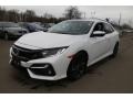 Platinum White Pearl 2020 Honda Civic EX-L Hatchback