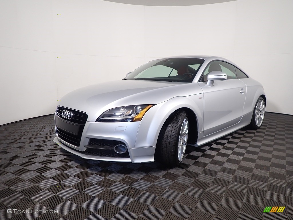 2014 TT 2.0T quattro Coupe - Ice Silver Metallic / Black photo #7