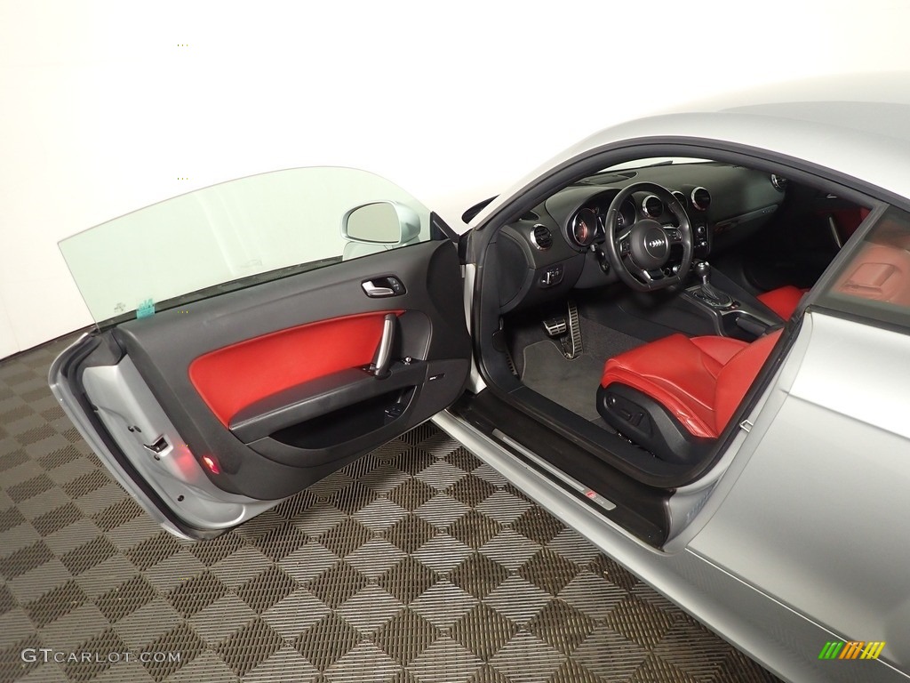 2014 Audi TT 2.0T quattro Coupe Black Door Panel Photo #145525895