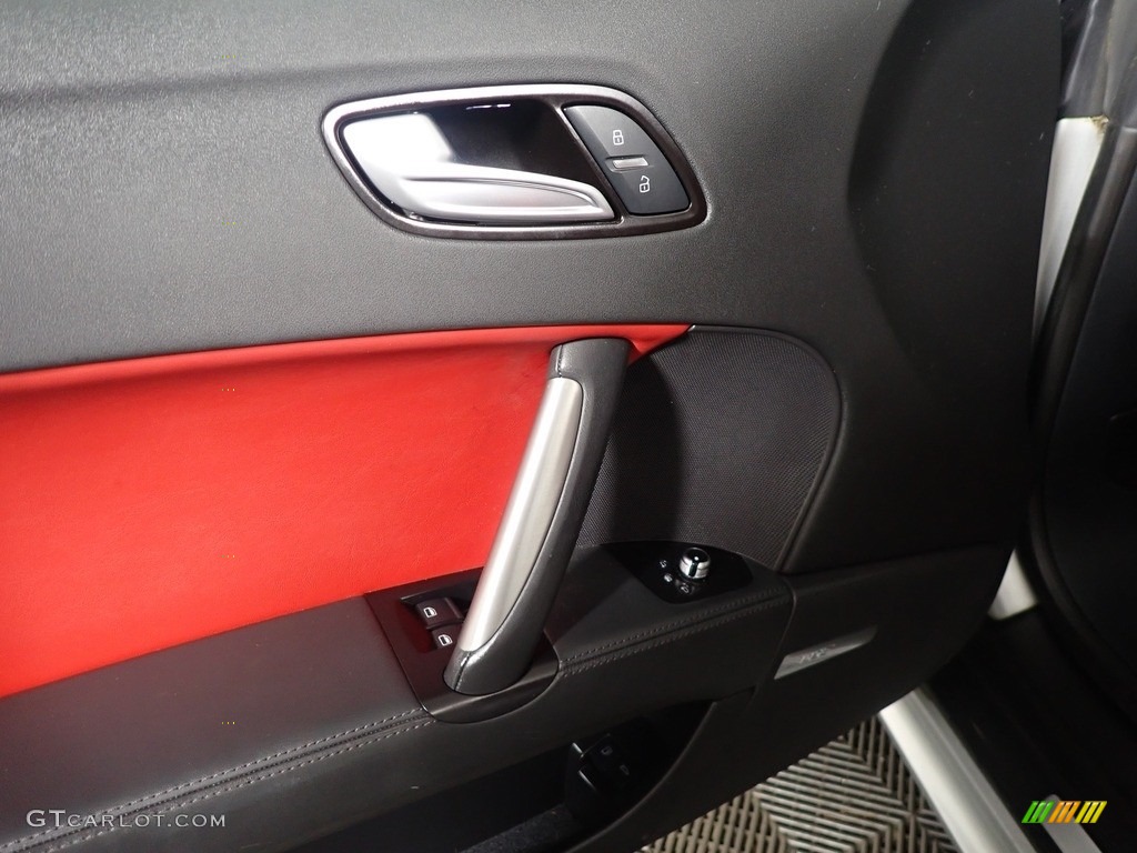 2014 Audi TT 2.0T quattro Coupe Black Door Panel Photo #145525898