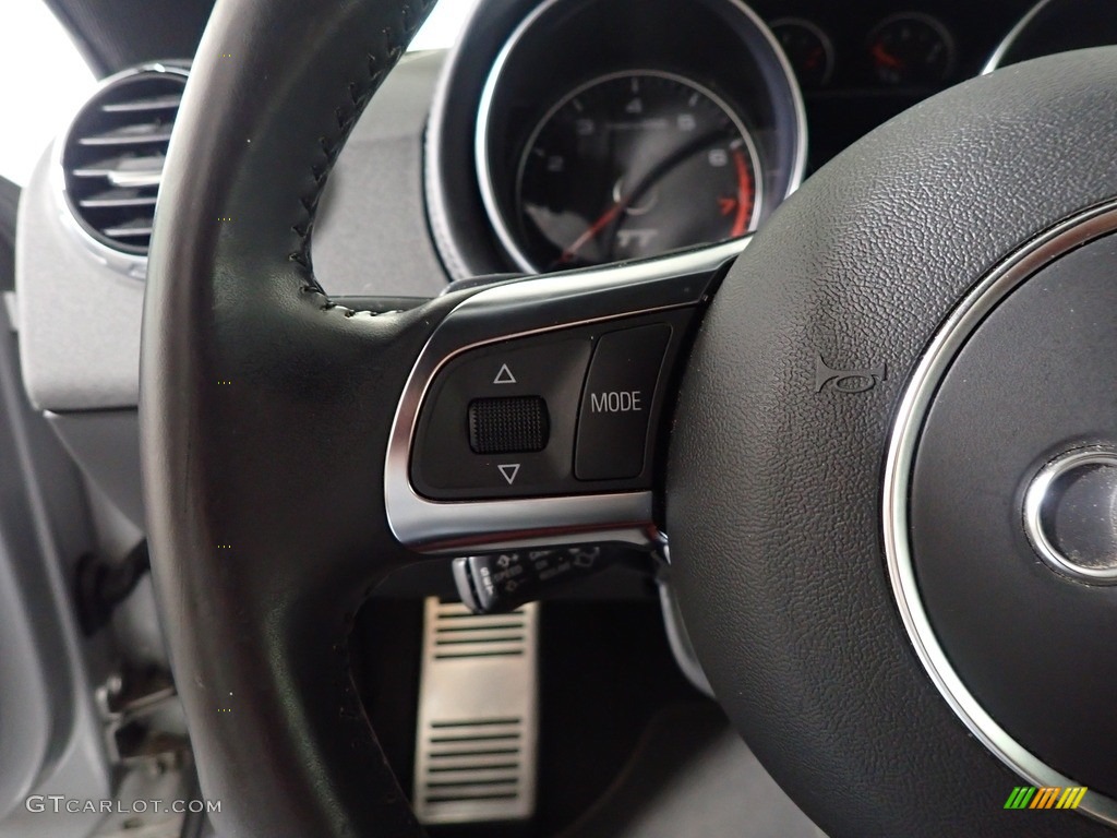 2014 Audi TT 2.0T quattro Coupe Black Steering Wheel Photo #145525922