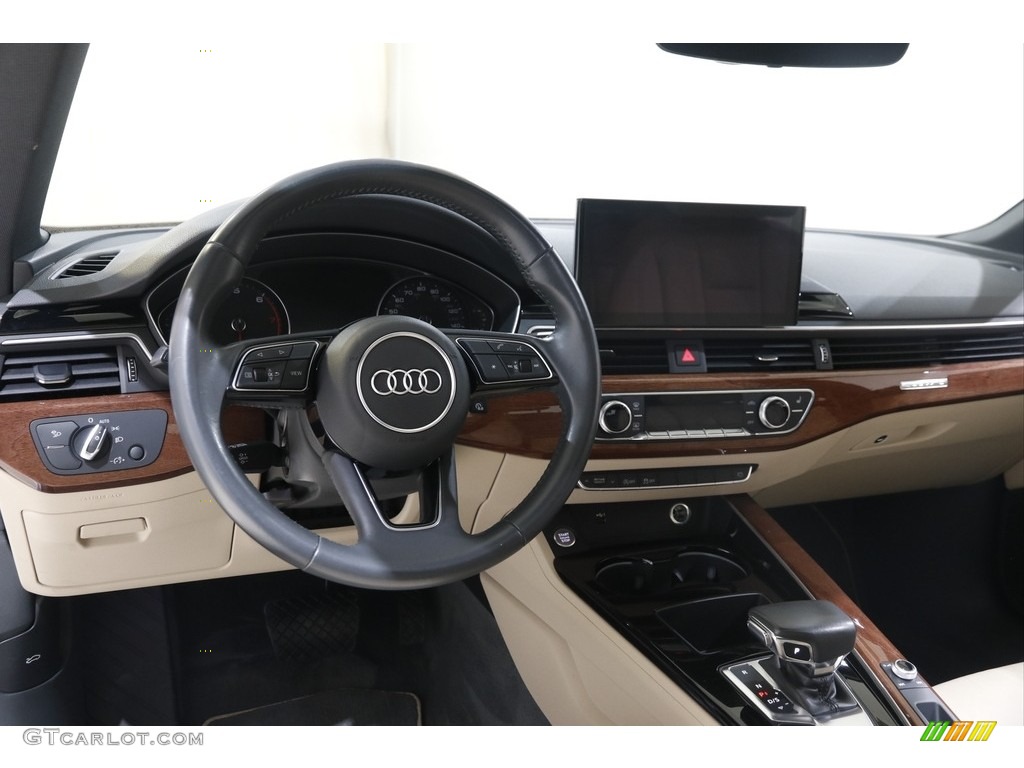 2020 Audi A5 Sportback Premium quattro Atlas Beige Dashboard Photo #145526252