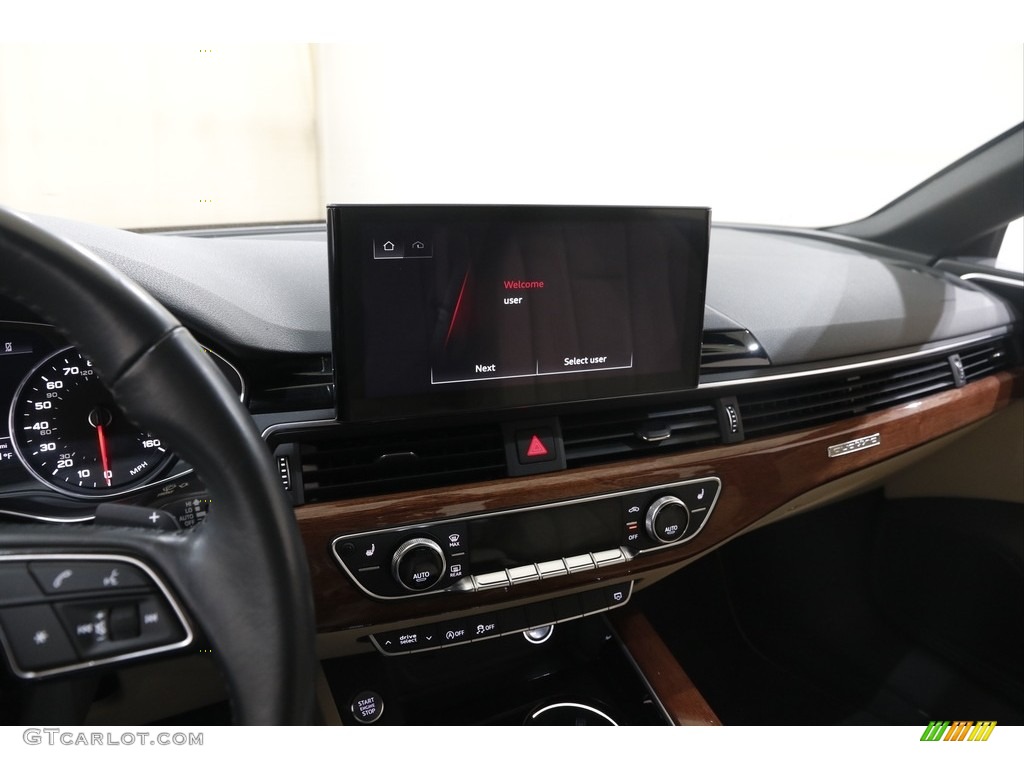 2020 Audi A5 Sportback Premium quattro Atlas Beige Dashboard Photo #145526318