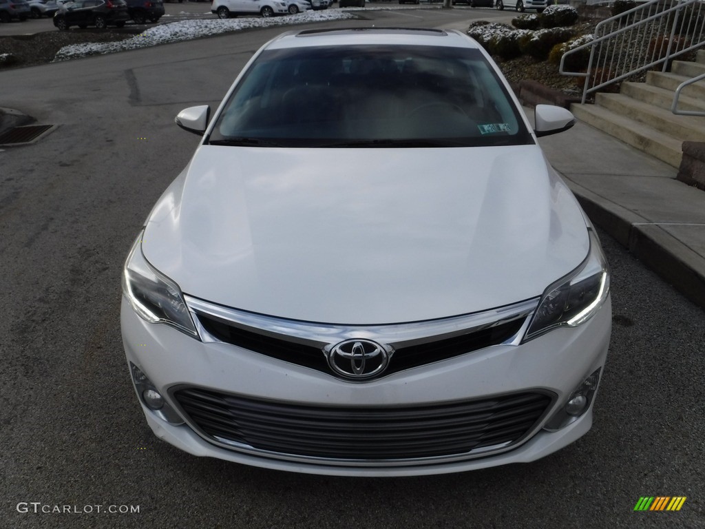 2013 Avalon Limited - Blizzard White Pearl / Black photo #10