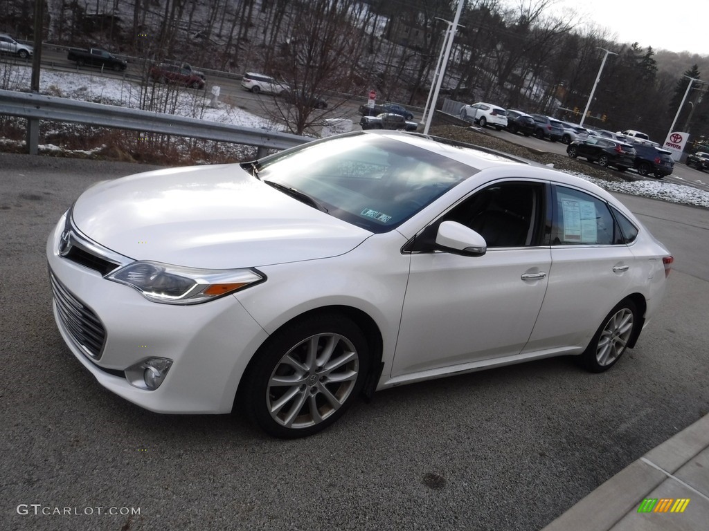 2013 Avalon Limited - Blizzard White Pearl / Black photo #11