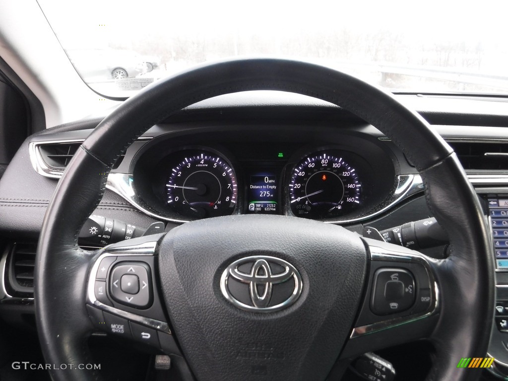 2013 Avalon Limited - Blizzard White Pearl / Black photo #24