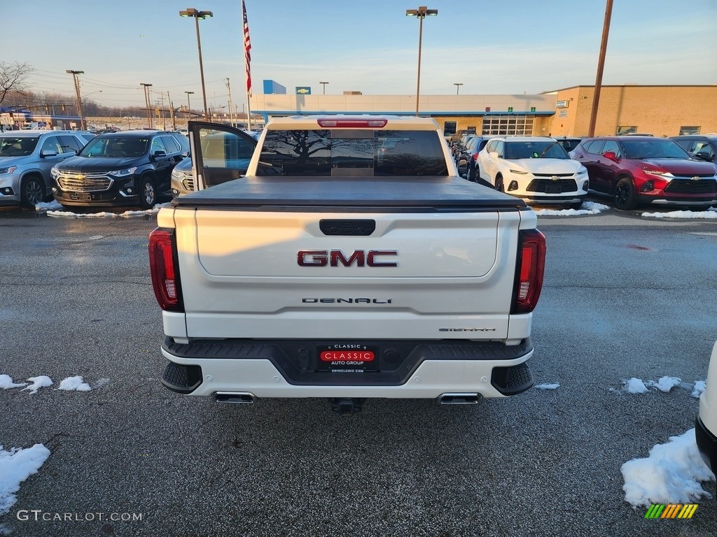2021 Sierra 1500 Denali Crew Cab 4WD - White Frost Tricoat / Jet Black photo #4