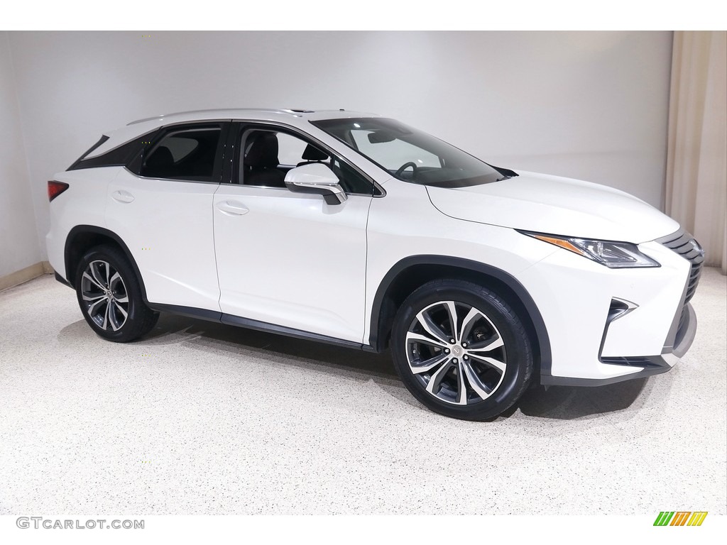 2017 RX 350 AWD - Eminent White Pearl / Noble Brown photo #1
