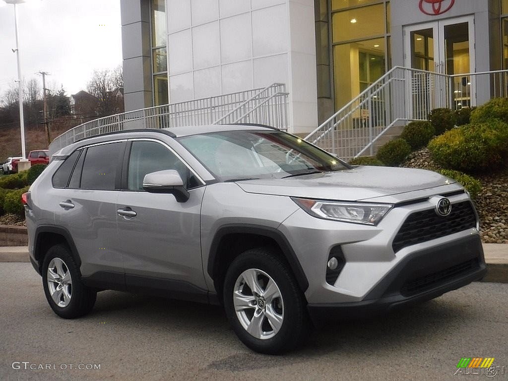 Silver Sky Metallic 2021 Toyota RAV4 XLE AWD Exterior Photo #145527677