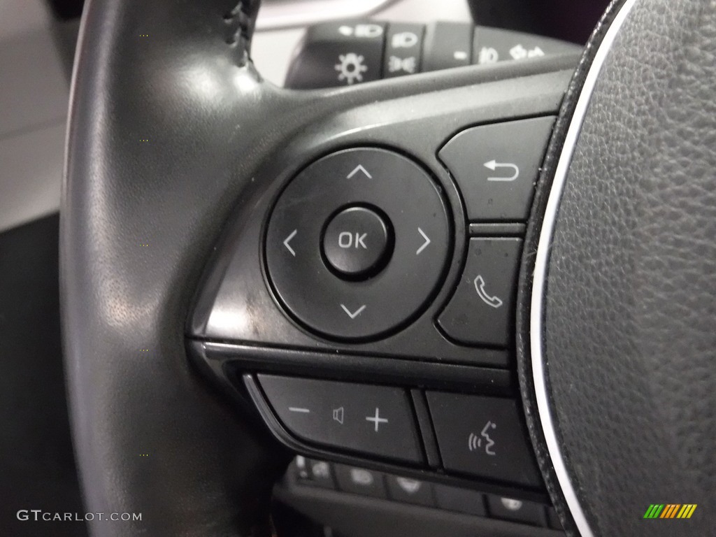 2021 Toyota RAV4 XLE AWD Light Gray Steering Wheel Photo #145527803