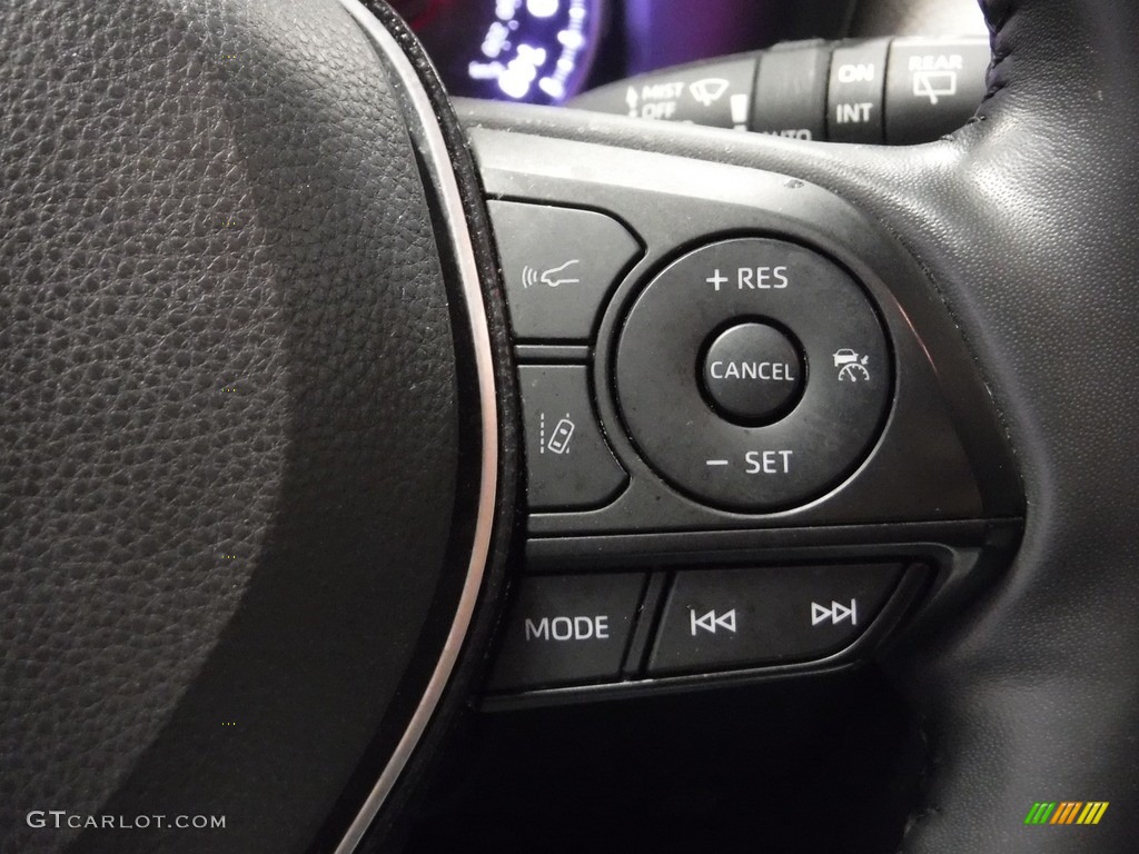 2021 Toyota RAV4 XLE AWD Light Gray Steering Wheel Photo #145527824
