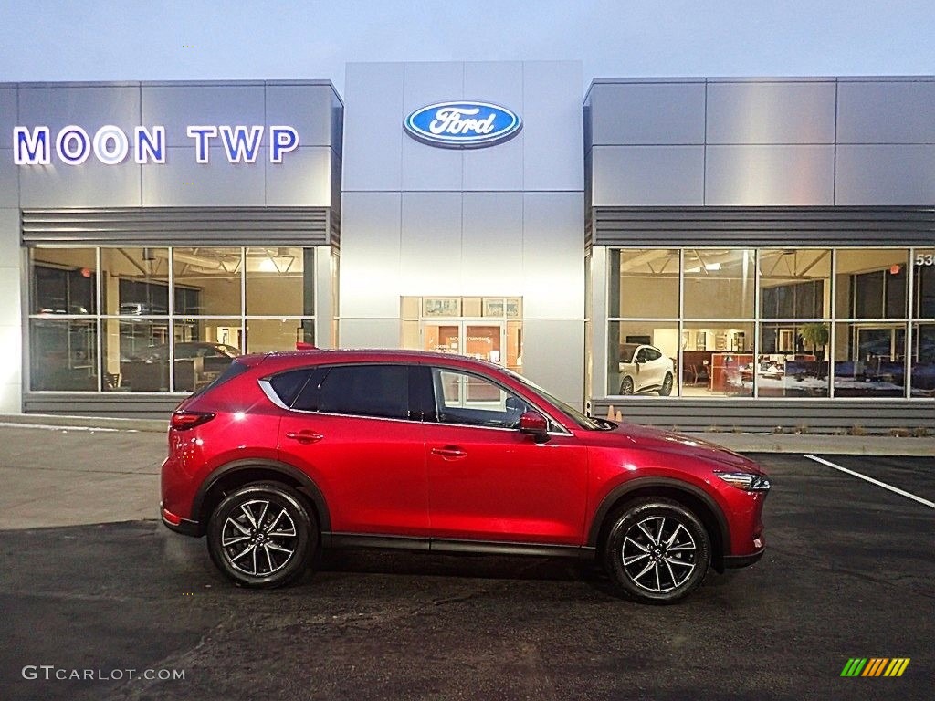 2017 CX-5 Grand Touring AWD - Soul Red Metallic / Parchment photo #1