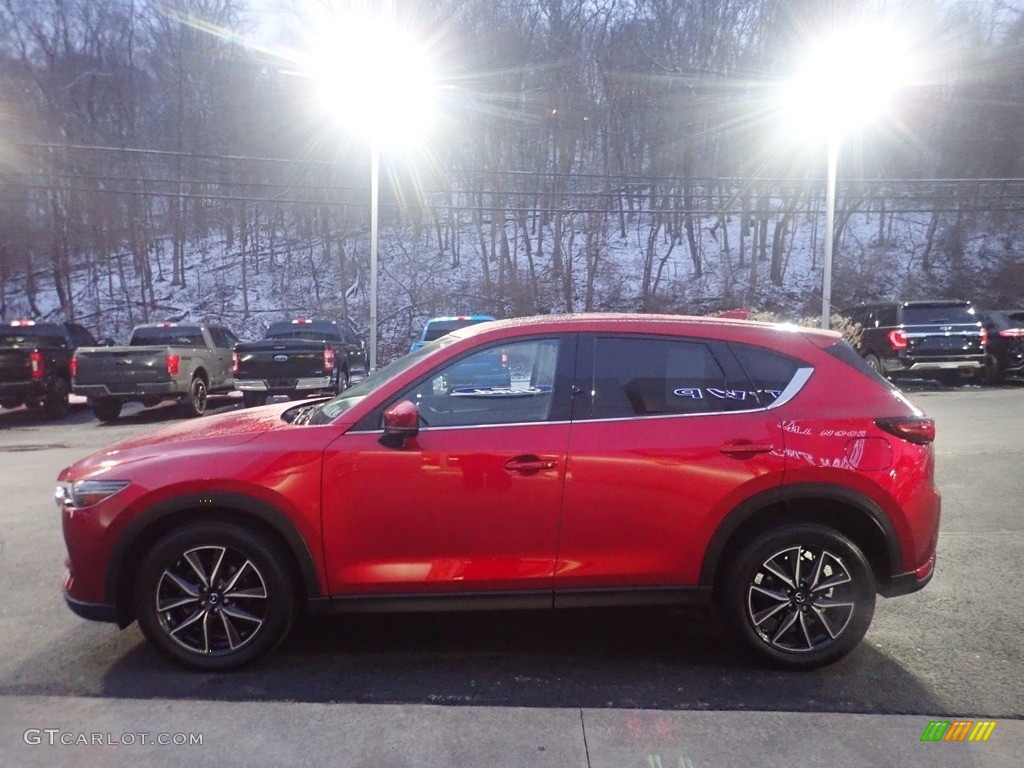 2017 CX-5 Grand Touring AWD - Soul Red Metallic / Parchment photo #6