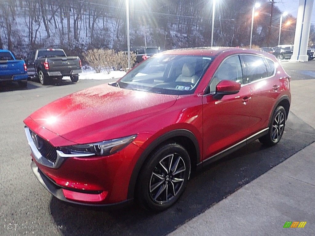 2017 CX-5 Grand Touring AWD - Soul Red Metallic / Parchment photo #7