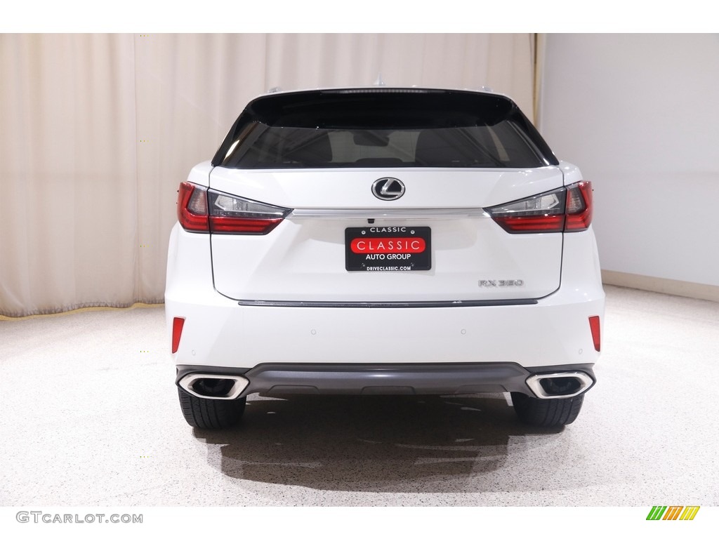 2017 RX 350 AWD - Eminent White Pearl / Noble Brown photo #22