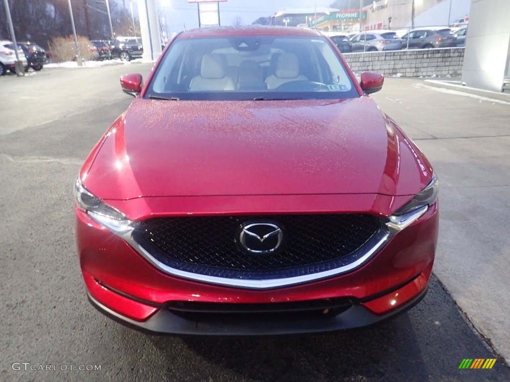 2017 CX-5 Grand Touring AWD - Soul Red Metallic / Parchment photo #8