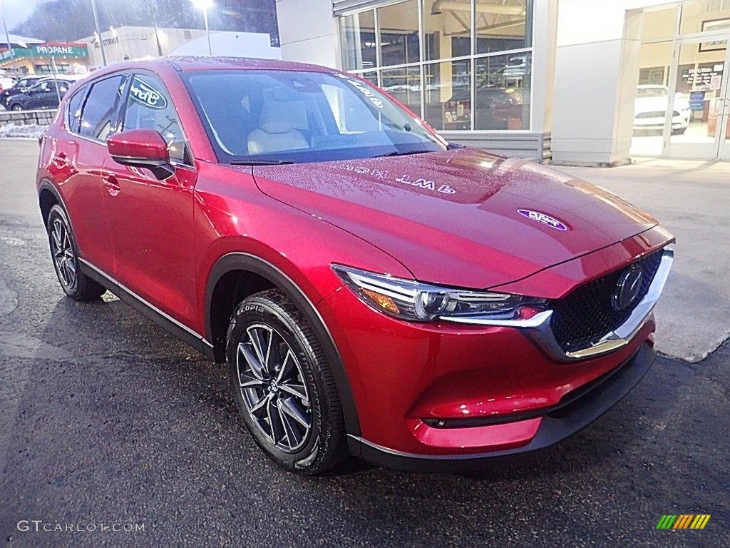 2017 CX-5 Grand Touring AWD - Soul Red Metallic / Parchment photo #9