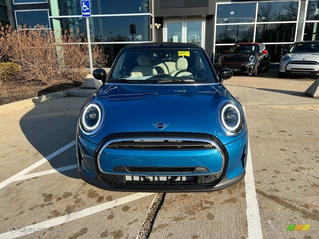 2023 Convertible Cooper - Island Blue Metallic / Chesterfield/Satellite Grey photo #2