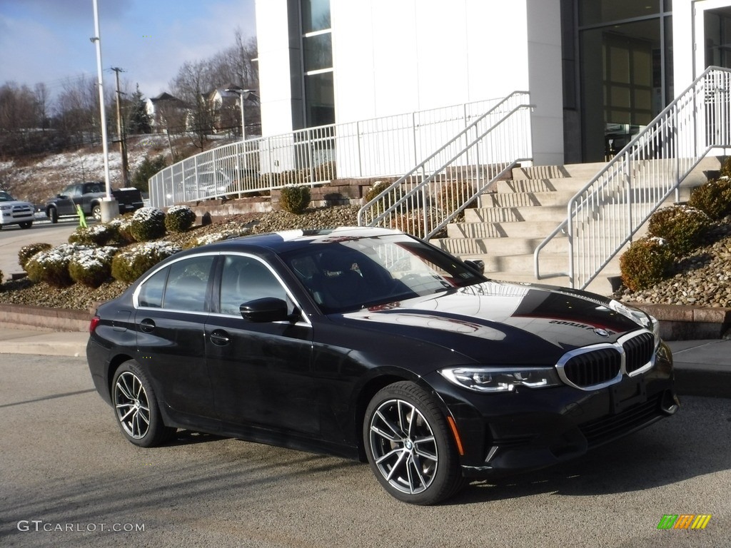 2020 3 Series 330i xDrive Sedan - Black Sapphire Metallic / Black photo #1