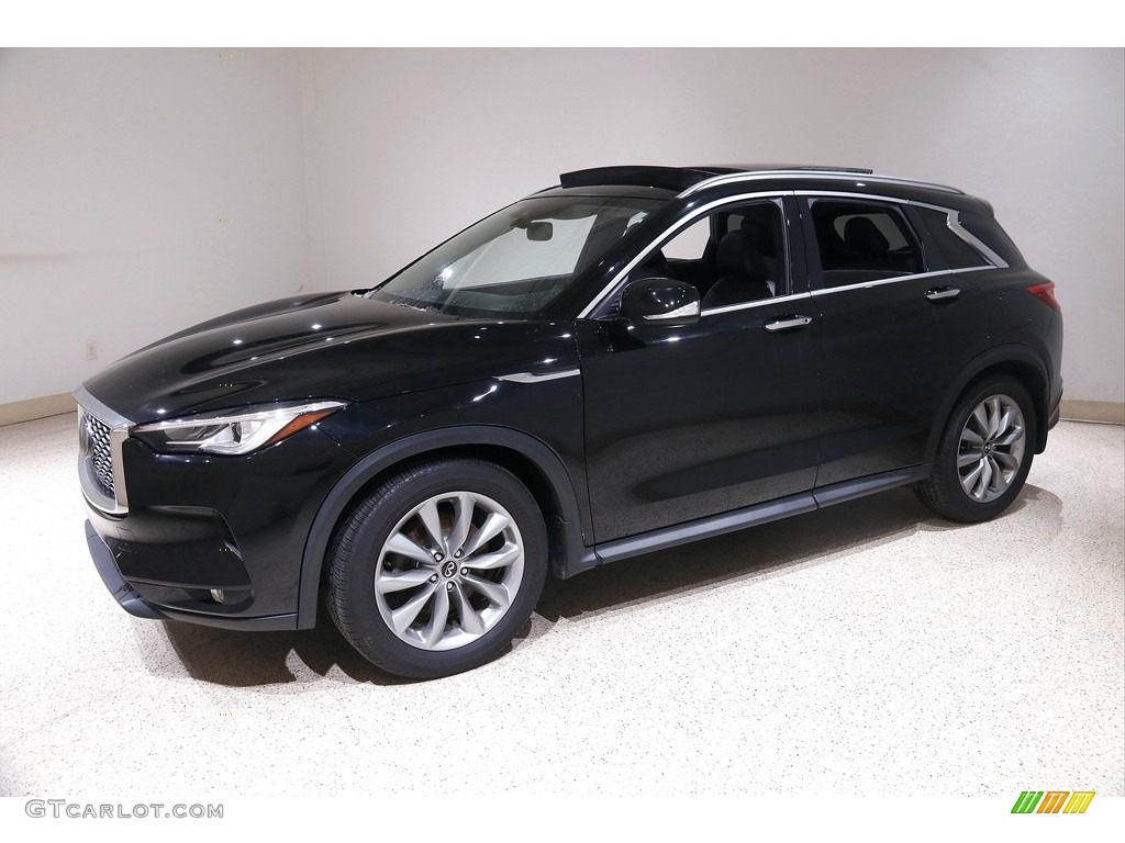 2019 QX50 Luxe AWD - Black Obsidian / Graphite photo #3