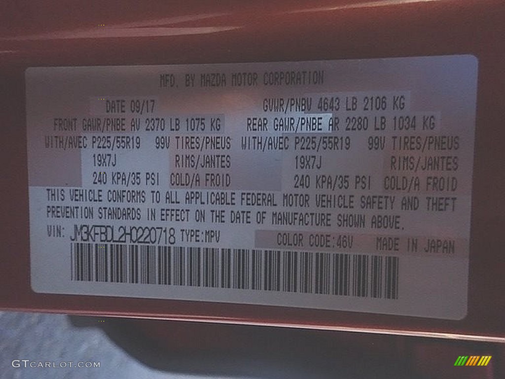 2017 CX-5 Grand Touring AWD - Soul Red Metallic / Parchment photo #28