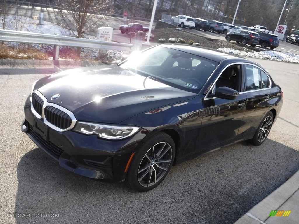 2020 3 Series 330i xDrive Sedan - Black Sapphire Metallic / Black photo #11