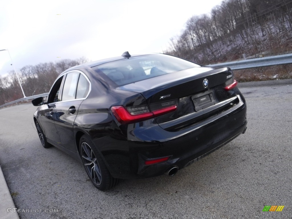2020 3 Series 330i xDrive Sedan - Black Sapphire Metallic / Black photo #12
