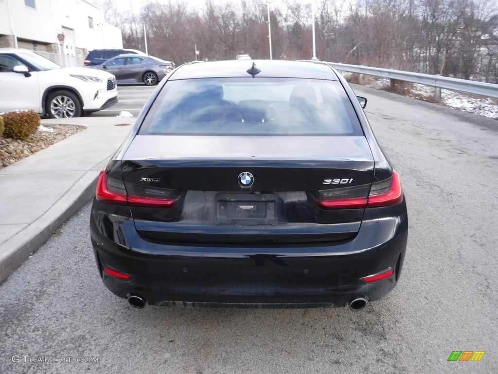 2020 3 Series 330i xDrive Sedan - Black Sapphire Metallic / Black photo #14