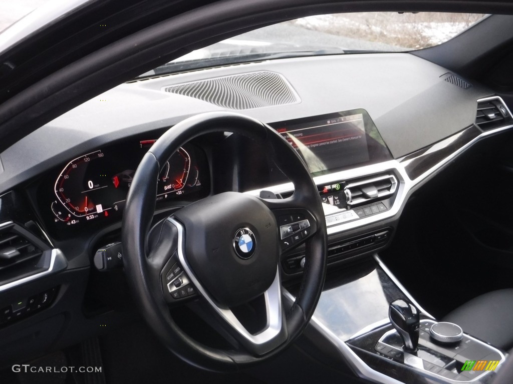 2020 3 Series 330i xDrive Sedan - Black Sapphire Metallic / Black photo #17