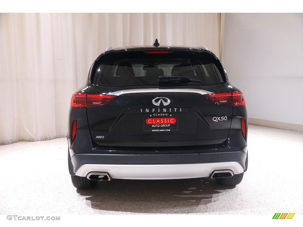 2019 QX50 Luxe AWD - Black Obsidian / Graphite photo #21