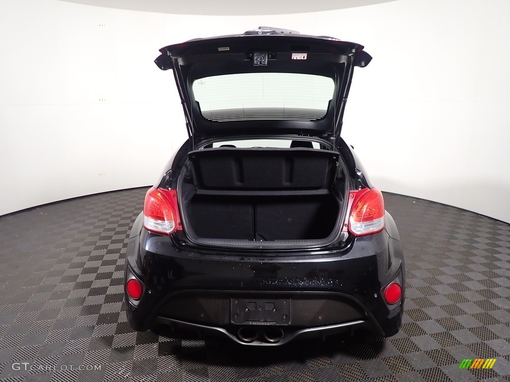 2013 Veloster Turbo - Ultra Black / Black photo #13