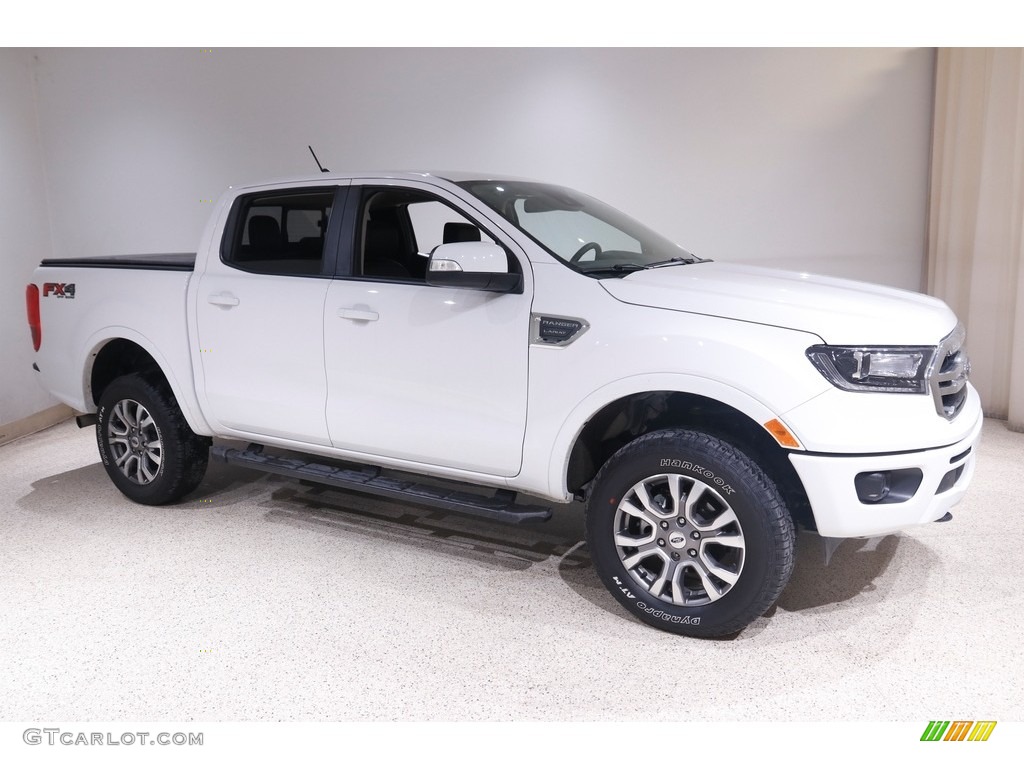 Oxford White 2021 Ford Ranger Lariat SuperCrew 4x4 Exterior Photo #145529216