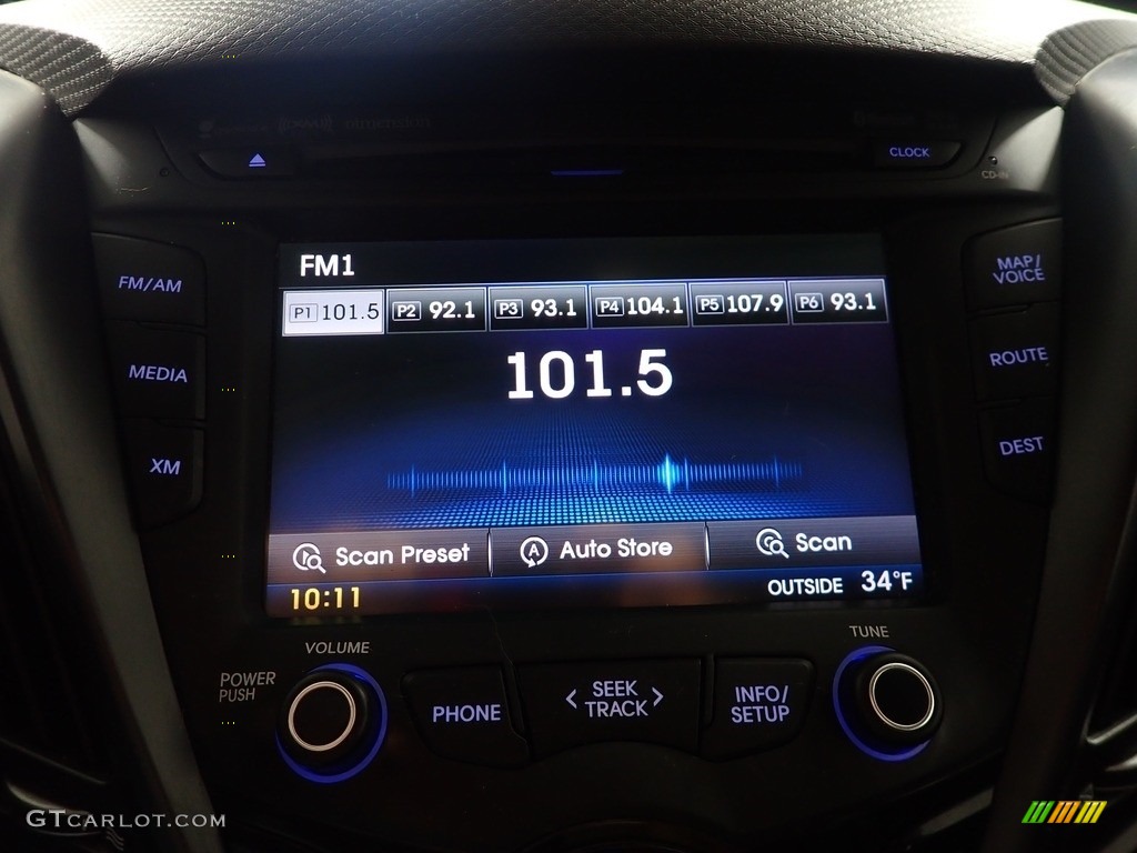 2013 Veloster Turbo - Ultra Black / Black photo #23