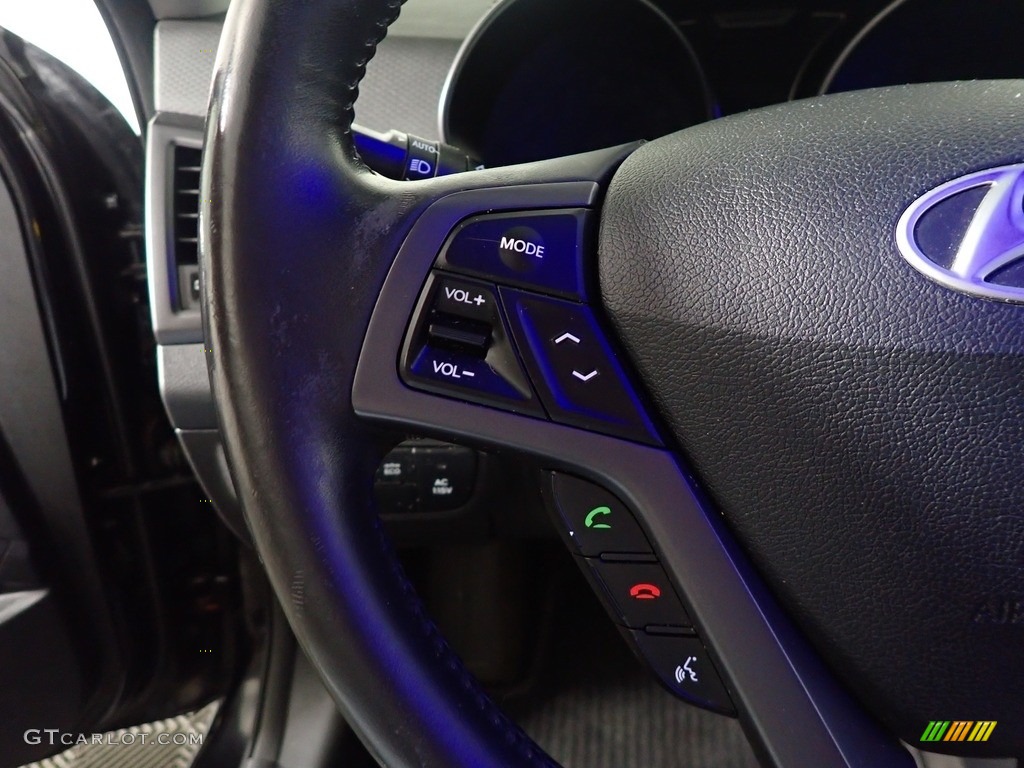 2013 Veloster Turbo - Ultra Black / Black photo #26