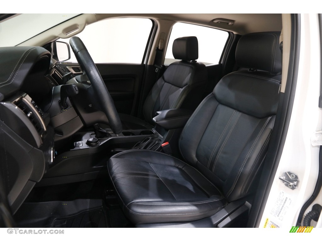 Ebony Interior 2021 Ford Ranger Lariat SuperCrew 4x4 Photo #145529306