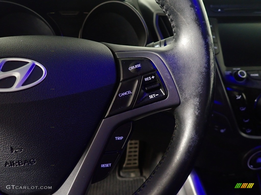 2013 Veloster Turbo - Ultra Black / Black photo #27